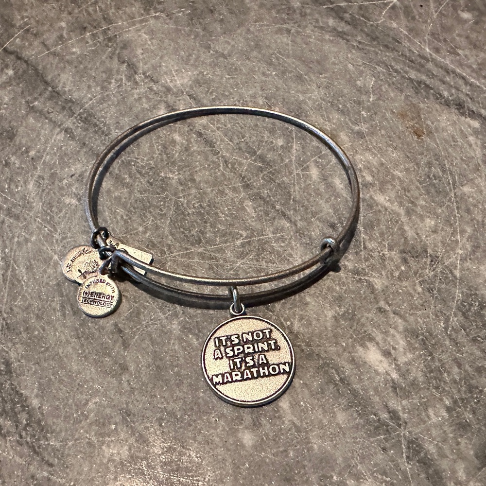 Alex and Ani Bracelet ~ It’s Not a Sprint It’s a Marathon Charm Bracelet